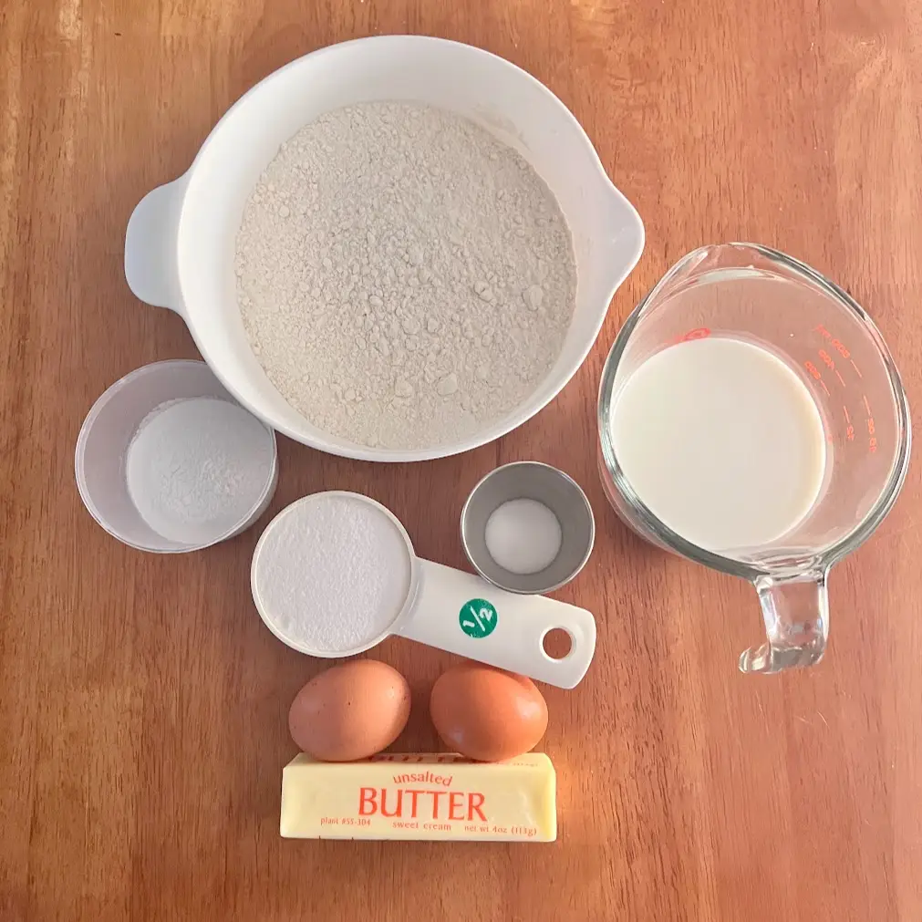 Image of ingredients used to make the shortbread